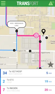 Ride Transfort android App screenshot 4